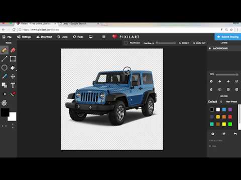 Tracing with an image URL - video from Pixilart