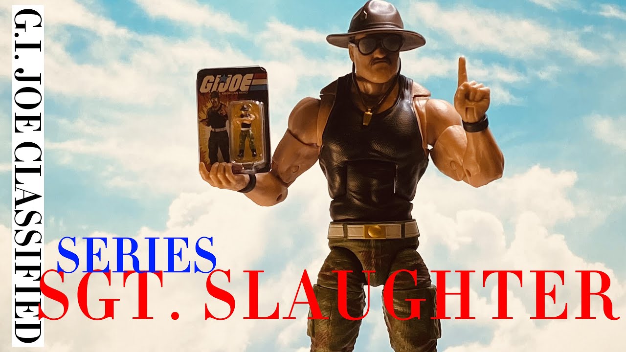 Joe Slaughter SGT SLAUGHTER | GI JOE CLASSIFIED SERIES | ACTION FIGURE REVIEW - YouTube