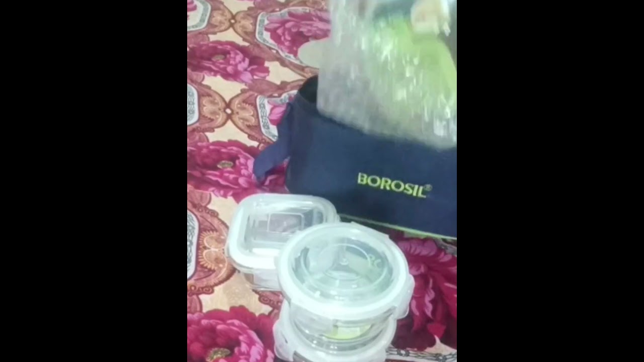 Borosil lunch box unboxing 