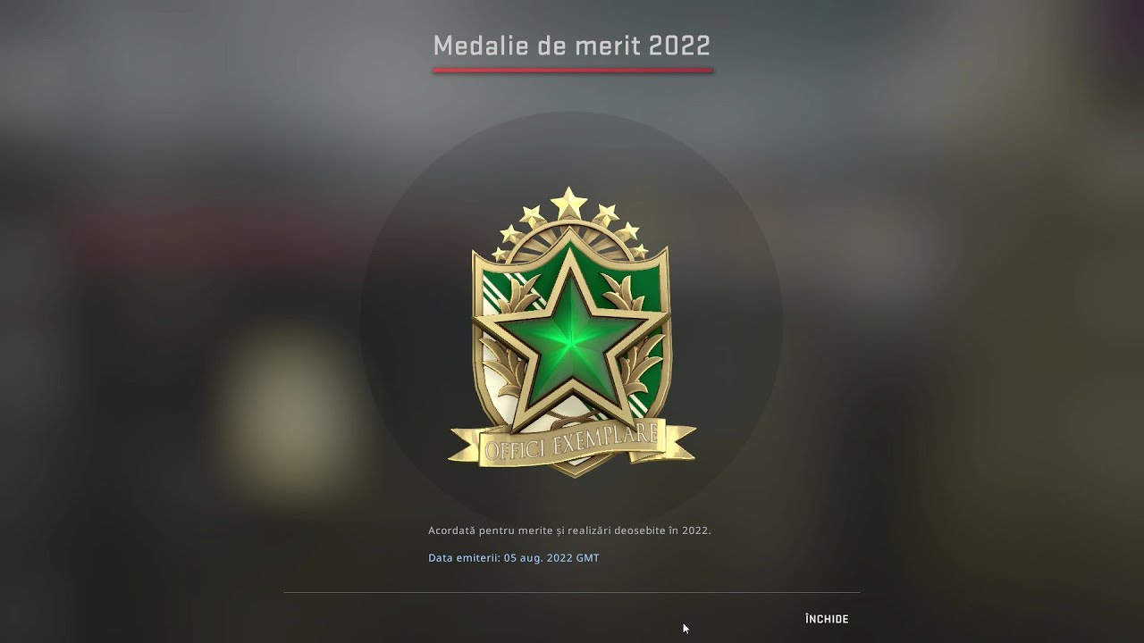 Getting 2022 Service Medal in CSGO [Tier 2]