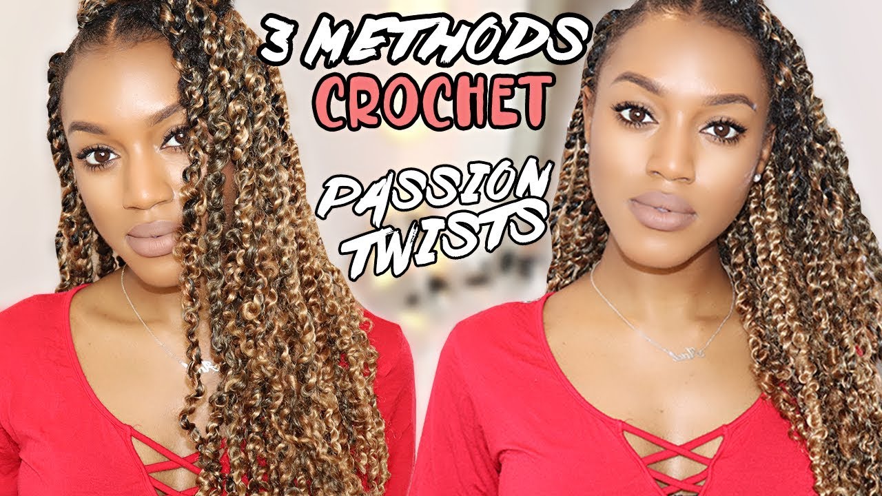 3 Easy Crochet Passion Twists For Beginners Black Hair