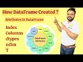 DataFrame Attributes | How to create DataFrame | DataScience for beginners |#dataanalysis #cbytes