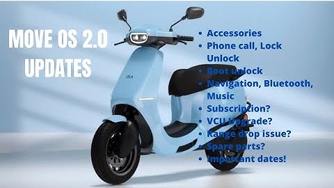 Ola S1 Pro Move OS 2.0 Updates | Map Navigation | Bluetooth | Accessories | VCU