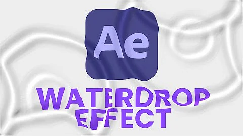 How to Create Realistic Water Drop Effect in After Effects #Tutorial