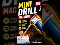 🔥 Mini Drill Machine DIY | Powerful Small Drill Machine ⚙️ #shorts #viral #trending #subscribe