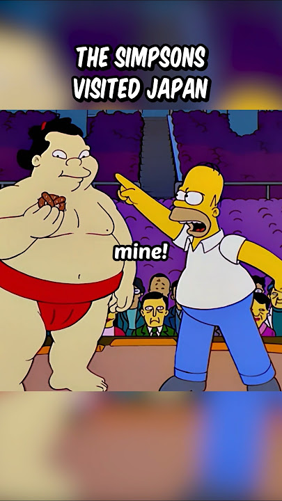 The Simpsons visited Japan