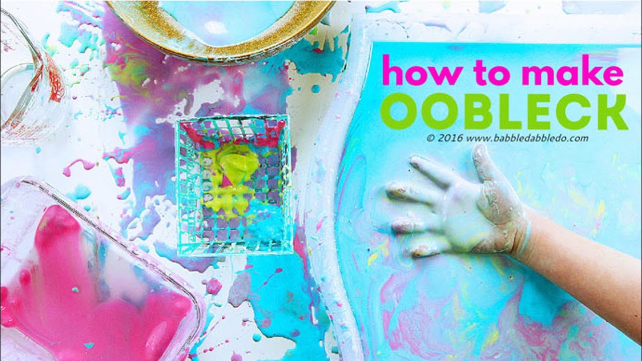 Make Your Own Oobleck Slime - Sugar Agenda