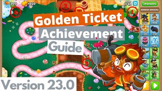 Golden Ticket Hidden Achievement Guide - BTD6