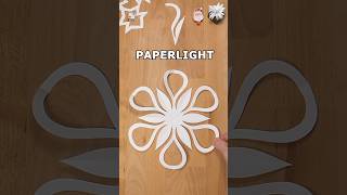 HOW TO CUT A PAPERLIGHT TRADITIONAL SNOWFLAKE OUT OF PAPER ❄ INCLART