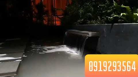 Xưởng sản xuất Máng  tạo thác nước inox dành cho hồ bơi, hồ cá coi, tiều cảnh