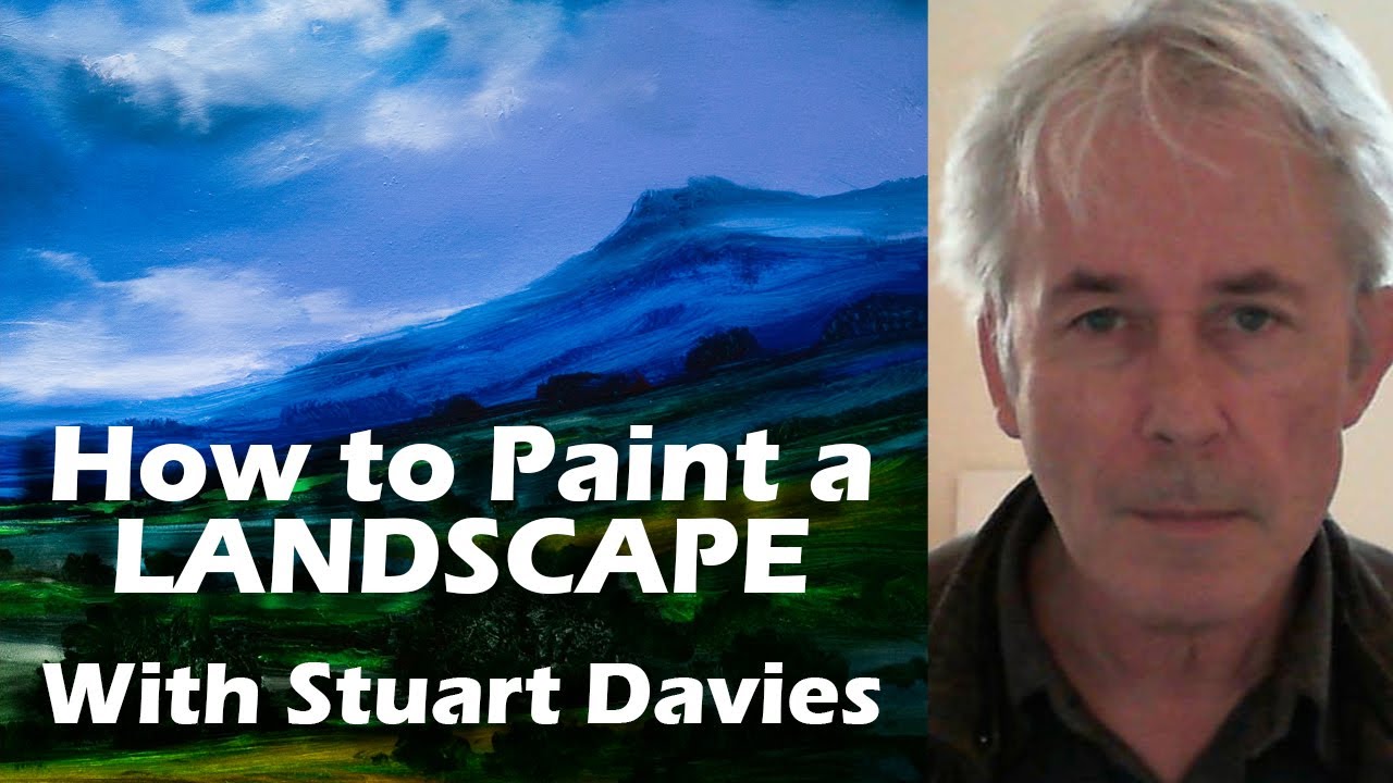 How to Paint a Landscape in Oils In One Hour - YouTube