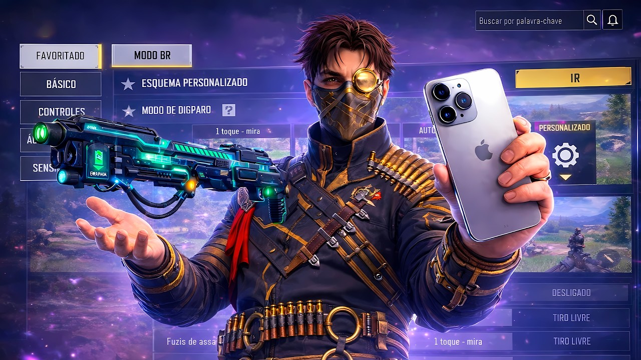 *ATUALIZADO* MELHORES CONFIGURAÇÕES para o BATTLE ROYALE do COD MOBILE + GAMEPLAY! (SENSI e HUD)