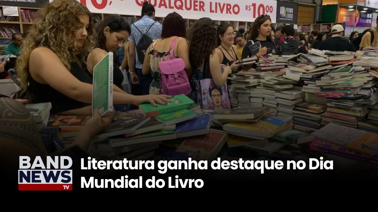 Literatura ganha destaque no Dia Mundial do Livro | BandNewsTV