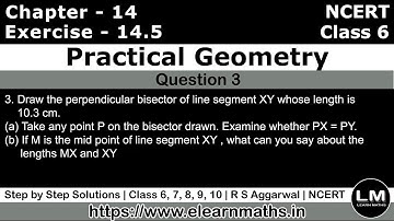 Practical Geometry | Class 6 Exercise 14.5 Question 3 | NCERT | Learn Maths