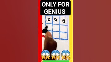 🤔Can you solve this???Missing Number Puzzle #Reasoning Questions #Comptitiveexam #shorts #shortsfeed