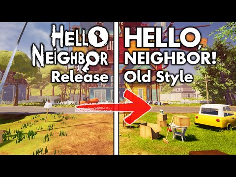 Hello Neighbor релиз в старом стиле | Мод на Привет Сосед | HN Old Style