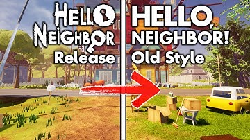 Hello Neighbor релиз в старом стиле | Мод на Привет Сосед | HN Old Style