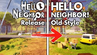 Hello Neighbor релиз в старом стиле | Мод на Привет Сосед | HN Old Style