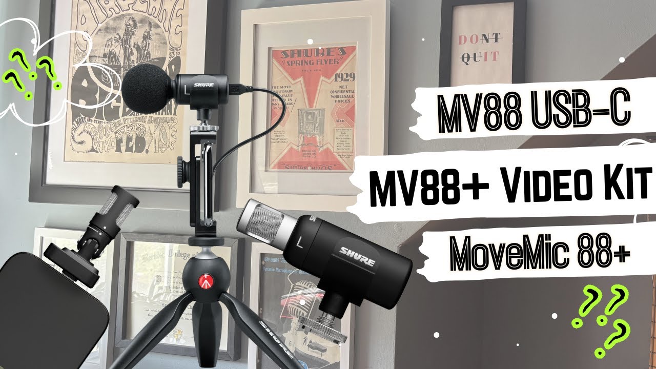 Which Shure Microphone Is Right for You? MV88 USB-C vs MV88+ vs