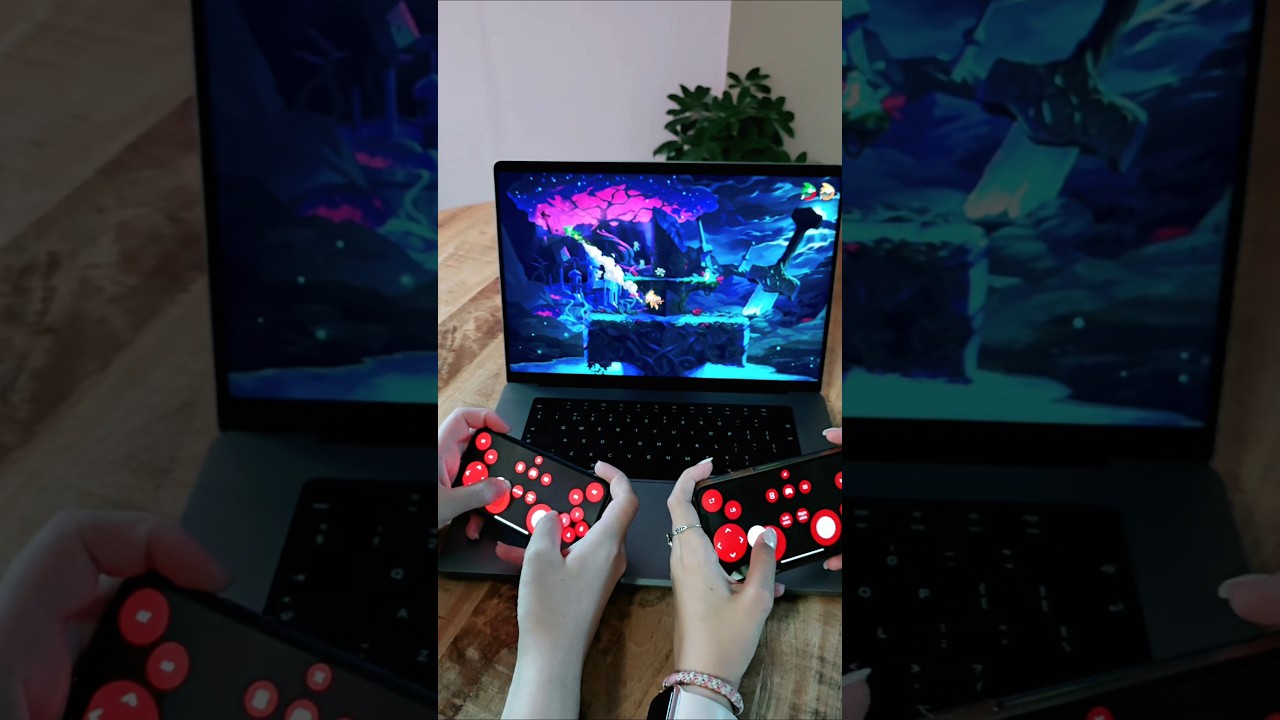 Brawlhalla with multiple controllers using Remote Gamepad app 