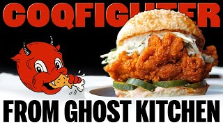 COQFIGHTER Nashville Hot Review 🍗🔥 from a GHOST KITCHEN