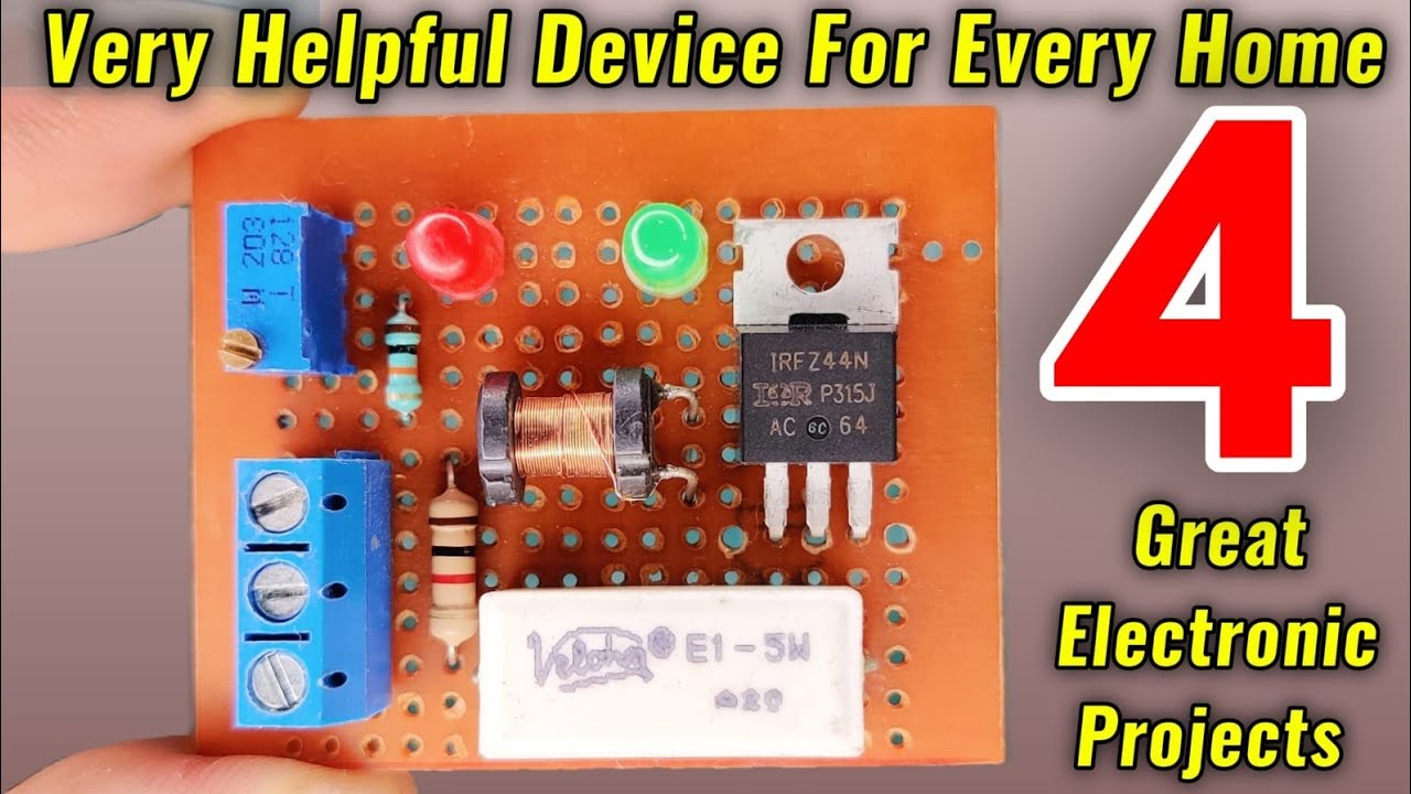 4 helpful Electronics Projects for Beginners - YouTube