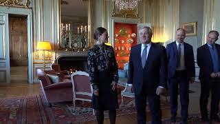 Crown Princess Victoria meets with Antonio Tajani Crown Princess Victoria meets with Antonio Tajani