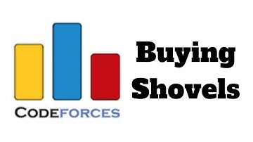 Codeforces Buying Shovels