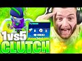 Mein krassester clutch 1vs5  komplett rasur in brawl stars knockout