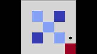 Q-learning agent through various episodes