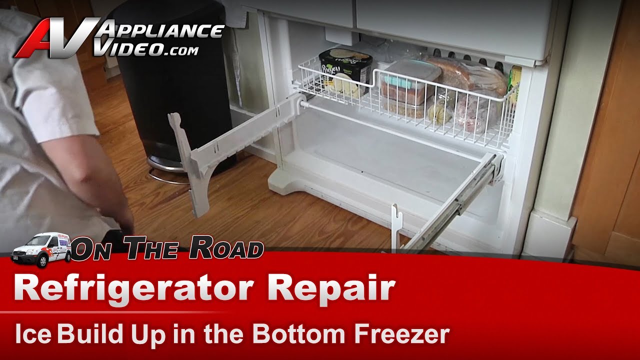 Refrigerator Repair Ice in the freezer Whirlpool Maytag Kenmore