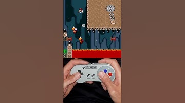 SNAKE BLOCK CAVE - Kaizo Mario #shorts #kaizo #mario