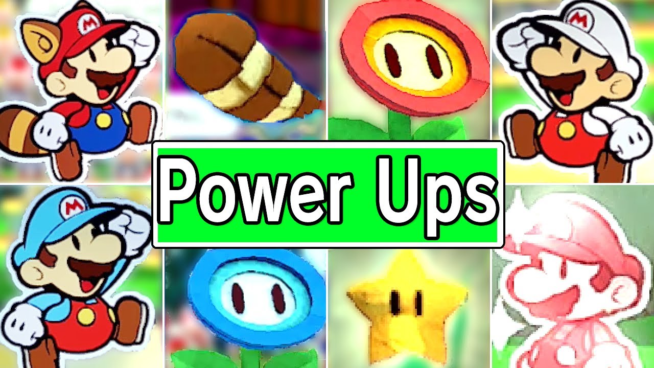 Paper Mario The Origami King All Powerups / All Items / All Weapons