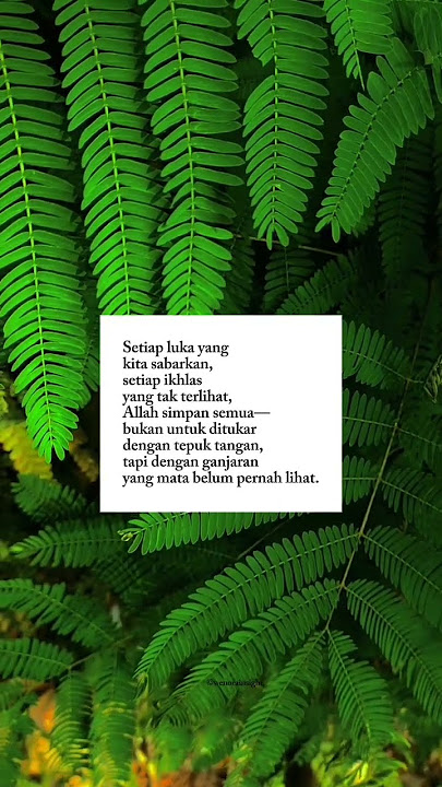 Untuk Hati yang Tak Pernah Tuntut Balasan. #selfreminder #motivasidiri #sabar #ikhlas #ikhtiar