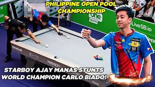 AJAY MANAS (PH) VS CARLO BIADO (PH) RACE 10 (2025 PHILIPPINE OPEN POOL CHAMPIONSHIP)