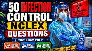 50 Infection Control NCLEX Questions | NCLEX Exam Prep #2026  #education #study #explore #fypシ゚viral