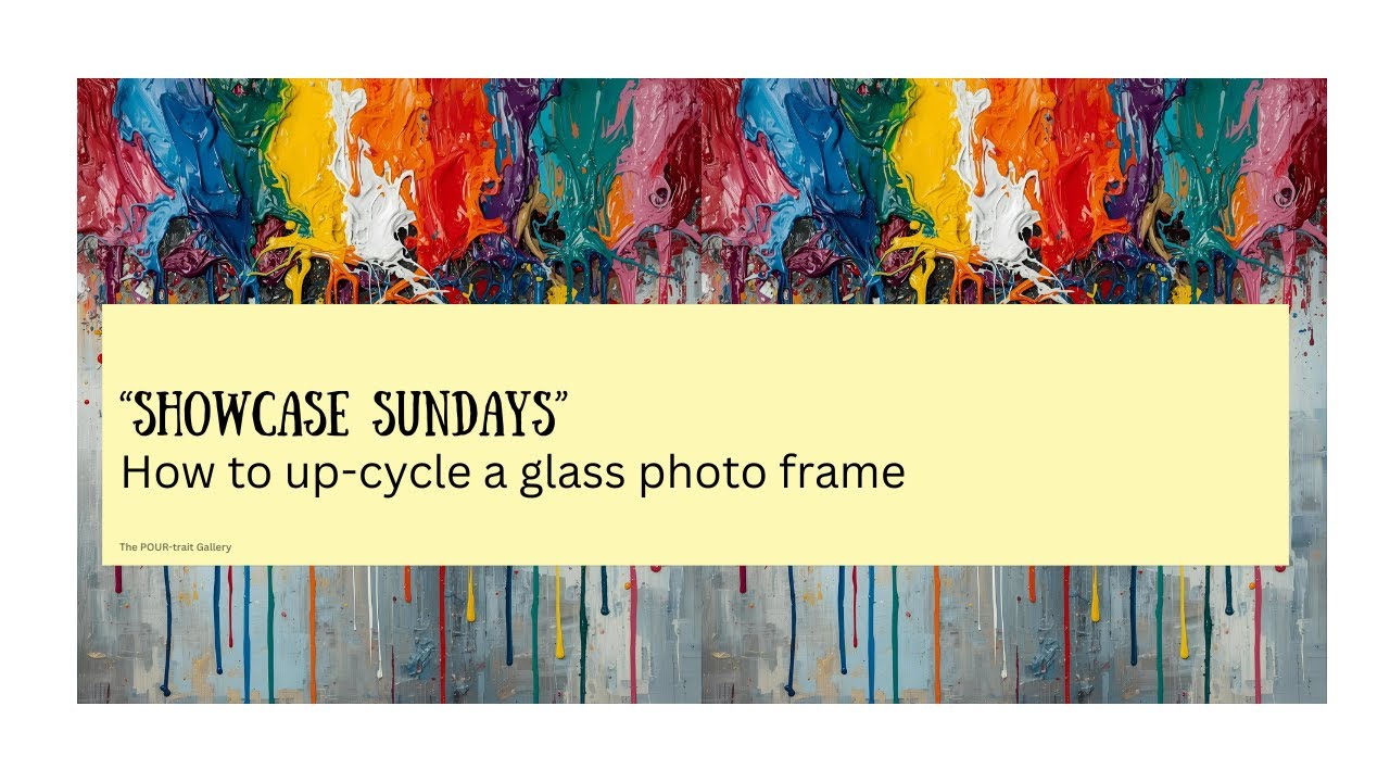 "Showcase Sundays" DIY-photo frame transformation