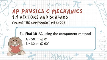 1.1 Scalars and Vectors (Component Method) | AP Physics C: Mechanics