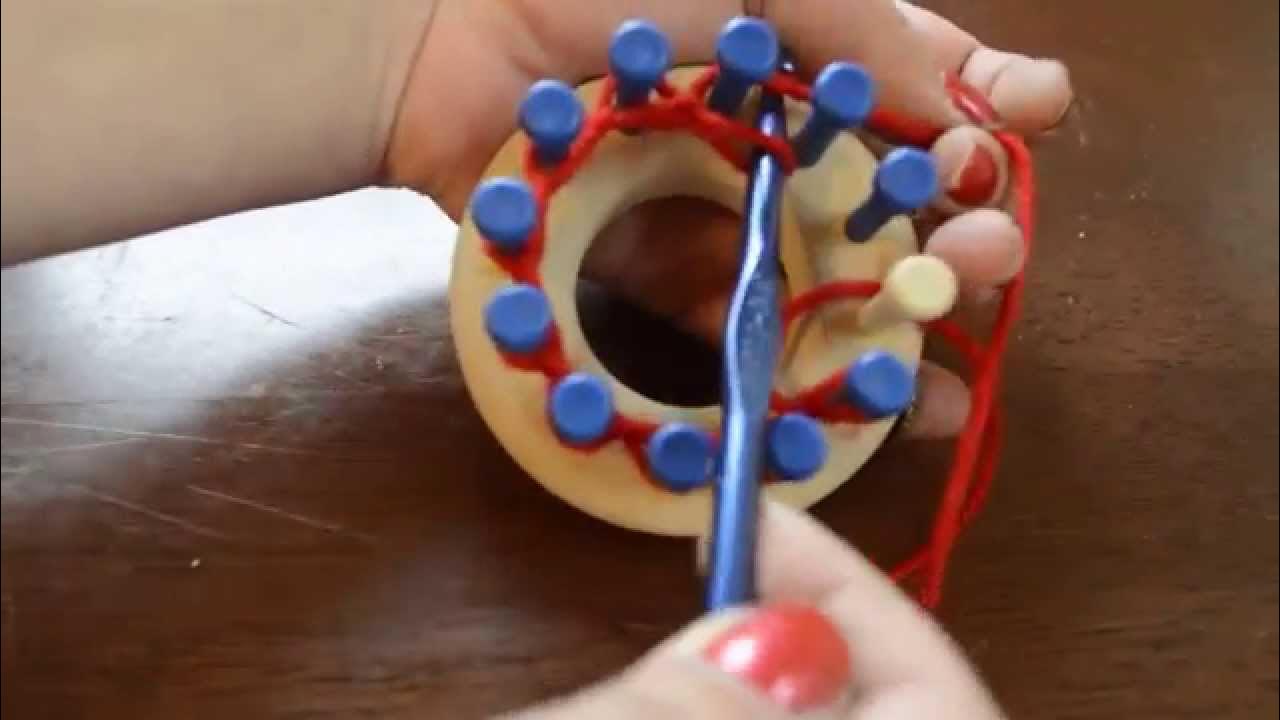 Loom Knit Chain Cast On YouTube