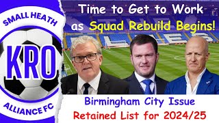 Birmingham City Clear Out! - Retained List Reaction & Rebuild Discussion - Who Stays & Goes? #66