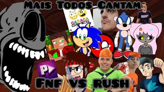 FNF VS DOORS RUSH MAIS TODOS CANTAM (fnf vs rush doors)