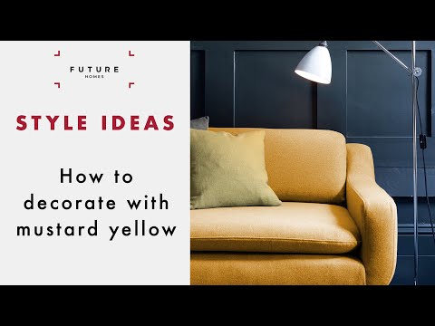 How to decorate with mustard yellow