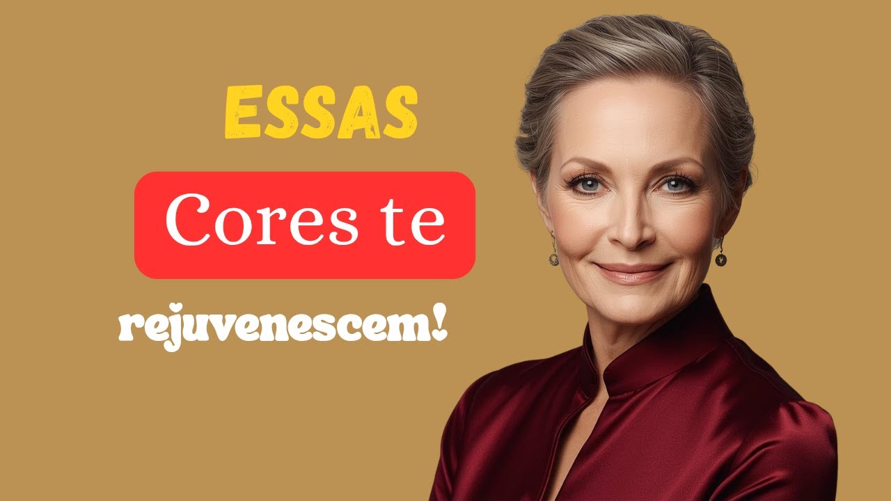 7 CORES de roupas que REJUVENESCEM mulheres depois do 50 e 60 ANOS