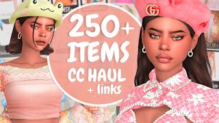 HUGE CC CLOTHES HAUL | 250  CC finds with links ✨ | The Sims 4
