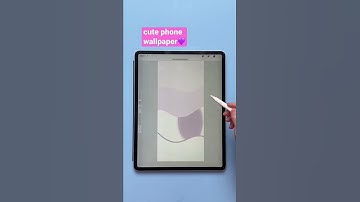 Cute phone wallpaper💜 #shorts #procreate #trending #procreateart #art #easyart #foryou #create