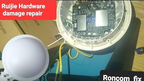 Ruijie RG-RAP6262 g Access Point Water Damage fix  Solution | How to repair the ruijie AP at roncom