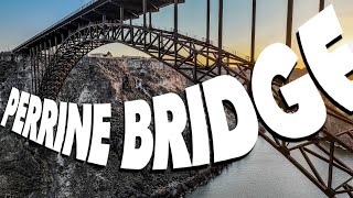Sunset Over the Perrine Bridge | 486 Feet Above the Snake River