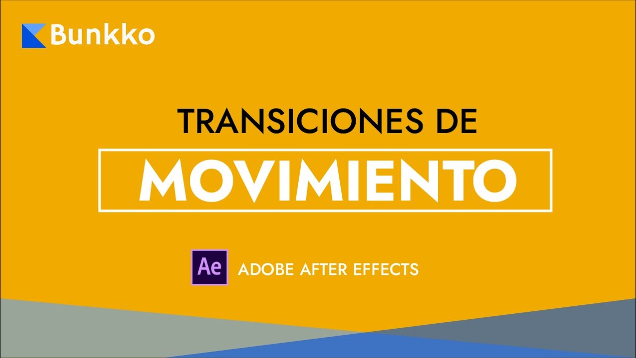 Tutorial transicion de movimiento - After Effects - YouTube