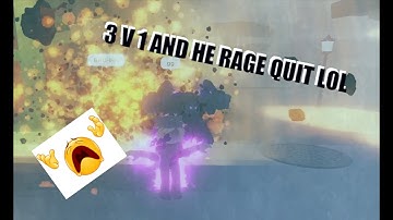 RKERS LOST 3V1 AND RAGE QUIT THE GAME YBA