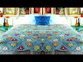Bed mattress With a triangular unit With crochet كروشيه مفرش سرير بوحده مثلثه بشكل جديد